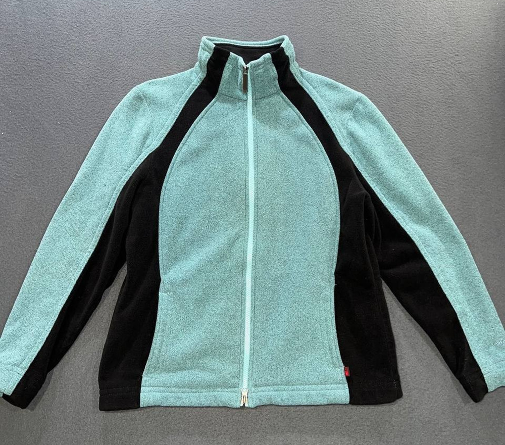 Woolrich Full Zip Fleece Jacket Size L Long Sleeve Colorblock Outdoor A011014